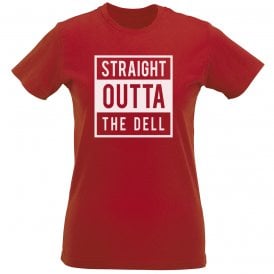 Straight Outta The Dell (Southampton) Womens Slim Fit T-Shirt