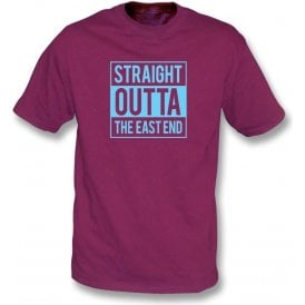 Straight Outta The East End (West Ham) T-Shirt