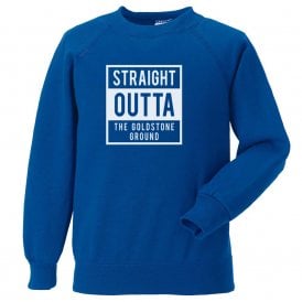 Straight Outta The Goldstone Ground (Brighton) Kids Sweatshirt