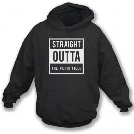 Straight Outta The Vetch Field (Swansea) Kids Hooded Sweatshirt