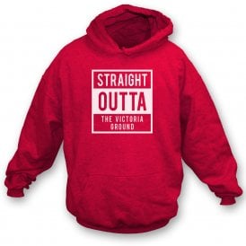 Straight Outta The Victoria Ground (Stoke City) Hooded Sweatshirt