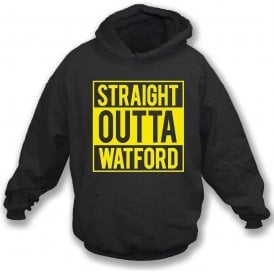Straight Outta Watford Kids Hooded Sweatshirt
