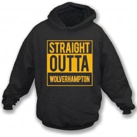 Straight Outta Wolverhampton Kids Hooded Sweatshirt