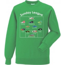 Sunday League Players (Adidas Style) Sweatshirt