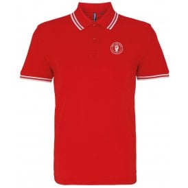 Sunderland Influenced Keep The Faith Embroidered Terrace Polo Shirt