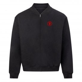 Sunderland Keep The Faith Heavyweight Embroidered Bomber Sweatshirt