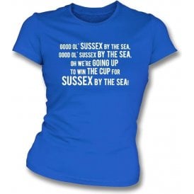 Sussex By The Sea Womens Slim Fit T-Shirt