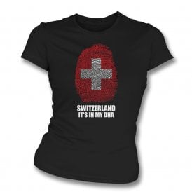 Switzerland - It's In My DNA Womens Slim Fit T-Shirt