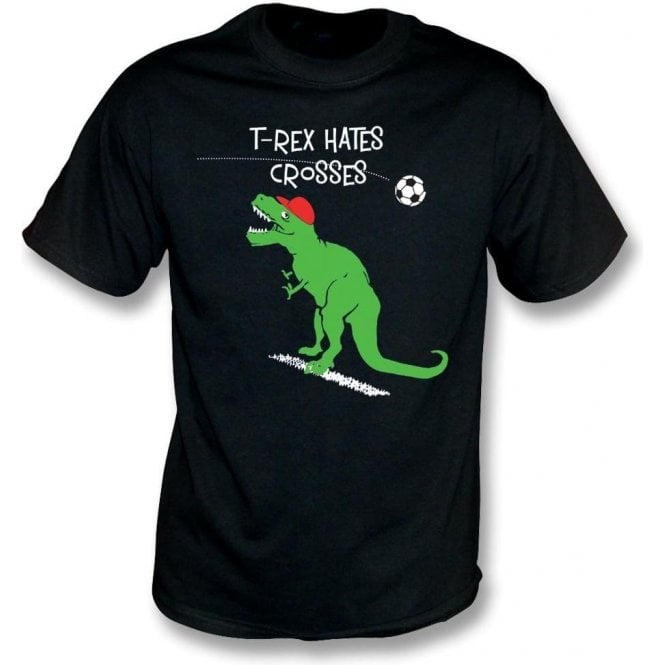 T-Rex Hates Crosses Kids T-Shirt