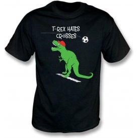 T-Rex Hates Crosses Kids T-Shirt