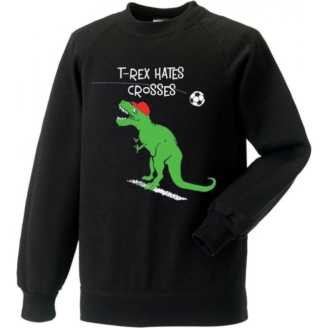 T-Rex Hates Crosses Sweatshirt