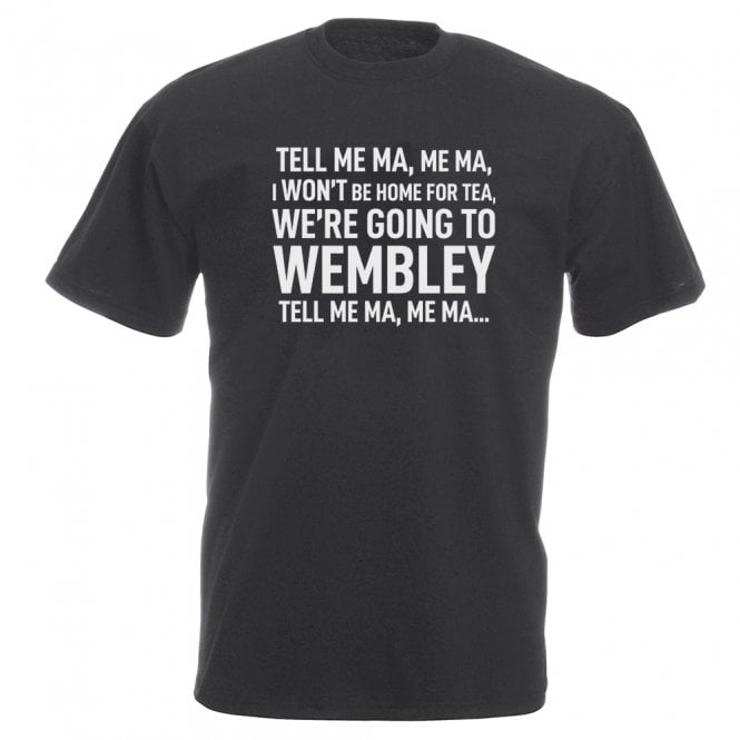 Tell Me Ma (Newcastle United Influenced) Chant Vintage Wash T-Shirt