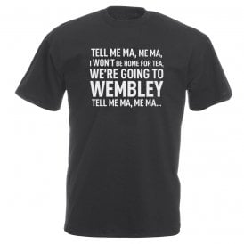 Tell Me Ma (Newcastle United Influenced) Chant Vintage Wash T-Shirt