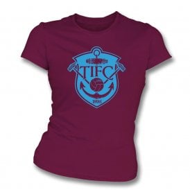 Thames Ironworks FC Womens Slim Fit T-Shirt