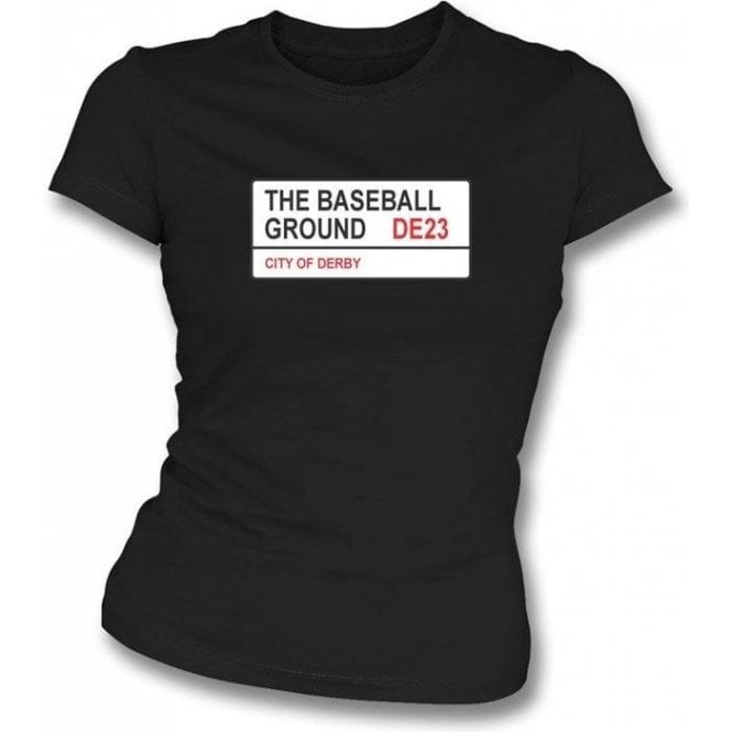 The Baseball Ground DE23 (Derby County) Womens Slimfit T-Shirt