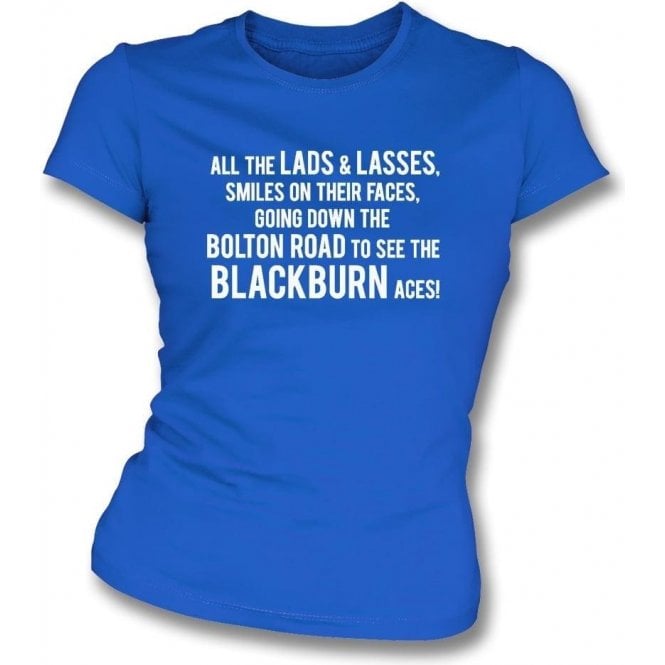 The Blackburn Aces Womens Slim Fit T-Shirt