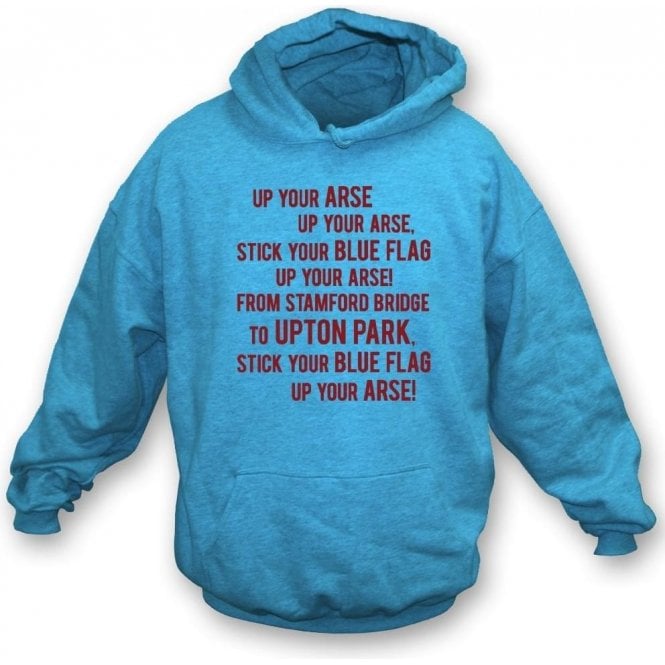 The Blue Flag Hooded Sweatshirt (West Ham)