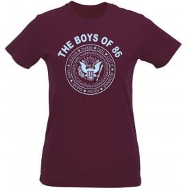 The Boys Of 86 (Ramones Style) Womens Slim Fit T-Shirt