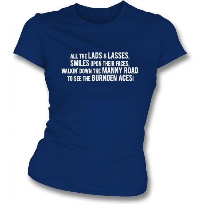 The Burnden Aces (Bolton Wanderers) Womens Slim Fit T-Shirt