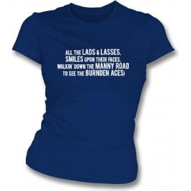 The Burnden Aces (Bolton Wanderers) Womens Slim Fit T-Shirt