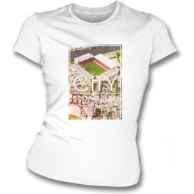 The City Ground NG2 5FJ (Nottingham Forest) Women's Slim Fit T-shirt