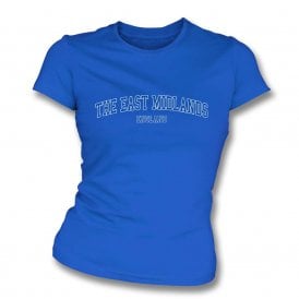 The East Midlands (Leicester Influenced) Womens Slim Fit T-Shirt