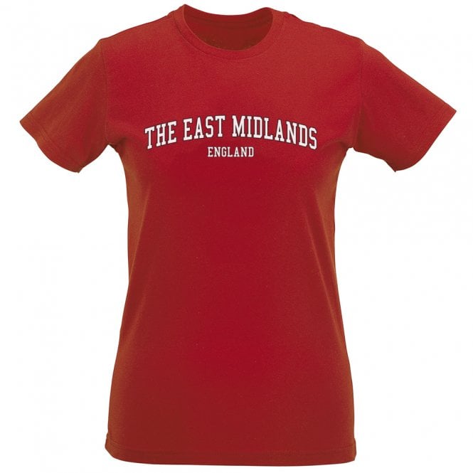 The East Midlands (Lincoln Influenced) Womens Slim Fit T-Shirt