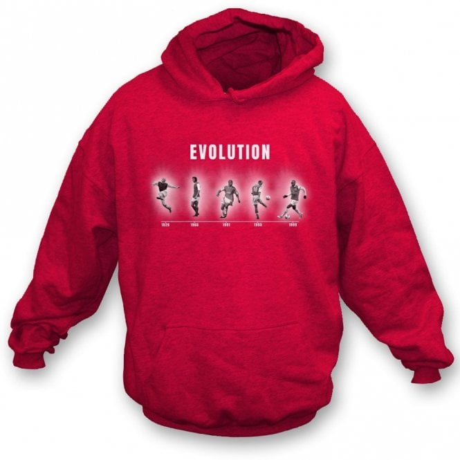 The Evolution Of Arsenal (Arsenal Influenced) Organic Hooded Sweatshirt