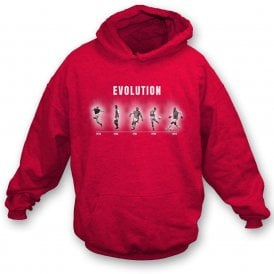 The Evolution Of Arsenal (Arsenal Influenced) Organic Hooded Sweatshirt