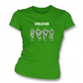 The Evolution Of Celtic (Celtic Influenced) Organic Womens Slim Fit T-Shirt