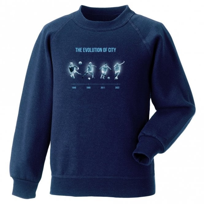 The Evolution Of City (Man City Influenced) Organic Sweatshirt