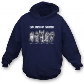 The Evolution Of Everton (Striker Edition - Everton Influenced) Hooded Sweatshirt