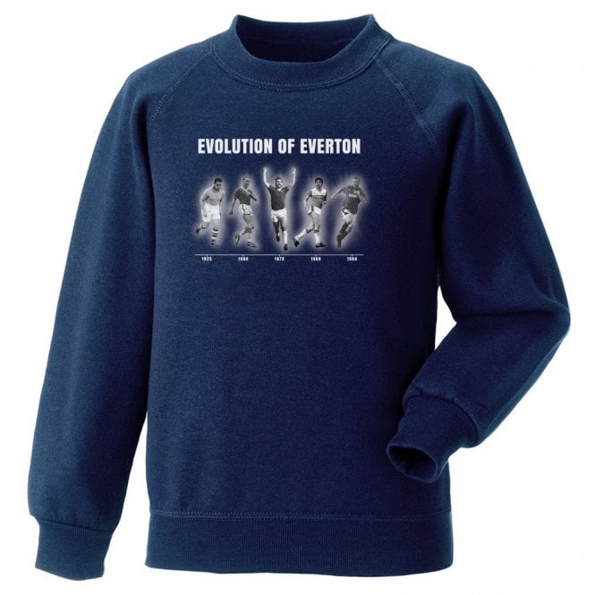 The Evolution Of Everton (Striker Edition - Everton Influenced) Organic Sweatshirt