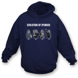 The Evolution Of Ipswich (Manager Edition) Organic Hooded Sweatshirt