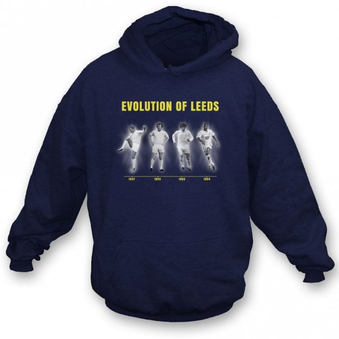 The Evolution Of Leeds (Leeds United Influenced) Hooded Sweatshirt