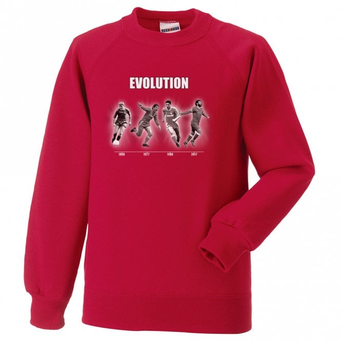 The Evolution Of Liverpool (Liverpool Influenced) Kids Sweatshirt
