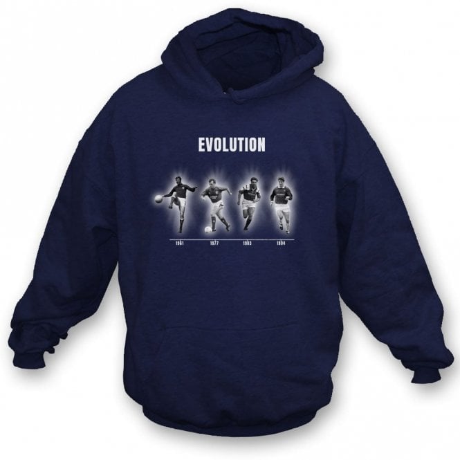 The Evolution Of Rangers (Rangers Influenced) Organic Hooded Sweatshirt