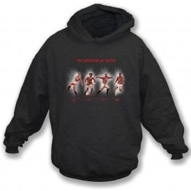 The Evolution Of United (Man United Influenced) Hooded Sweatshirt