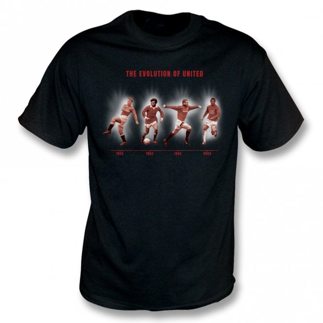 The Evolution Of United (Man United Influenced) Kids T-Shirt