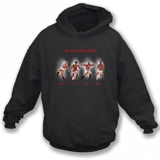 The Evolution Of United (Man United Influenced) Organic Hooded Sweatshirt