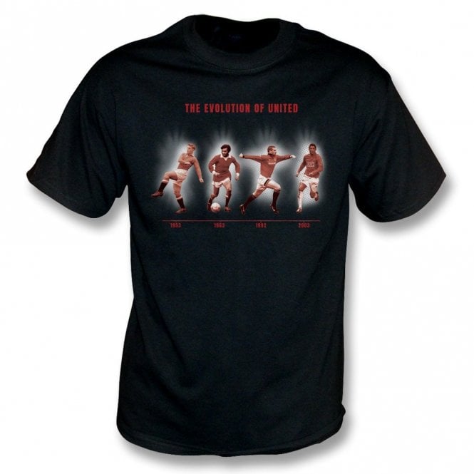 The Evolution Of United (Man United Influenced) Organic T-Shirt