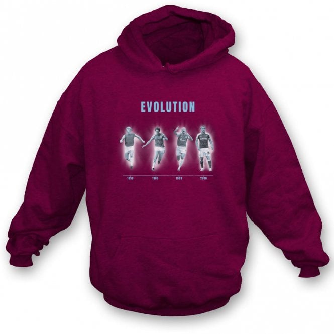 The Evolution Of West Ham United (West Ham Influenced) Hooded Sweatshirt