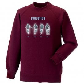 The Evolution Of West Ham United (West Ham Influenced) Organic Sweatshirt
