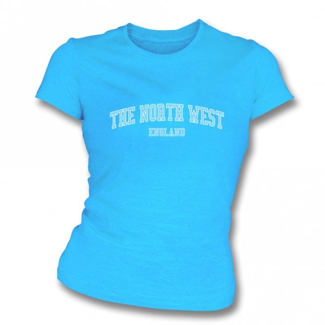 The North West (Manchester City Influenced) Womens Slim Fit T-Shirt