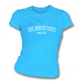 The North West (Manchester City Influenced) Womens Slim Fit T-Shirt