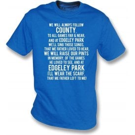 The Scarf My Father Wore (Stockport County) Kids T-Shirt