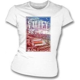 The Valley SE7 8BL (Charlton Athletic) Womens Slimfit T-Shirt