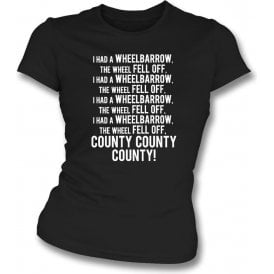 The Wheelbarrow Song (Notts County) Womens Slim Fit T-Shirt
