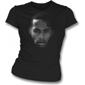 Thierry Henry Large Face Womens Slim Fit T-Shirt