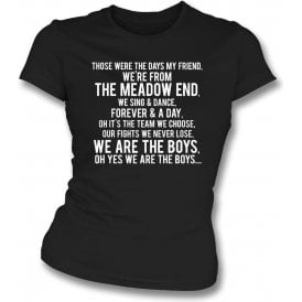 Those Were The Days (Hereford United) Womens Slim Fit T-Shirt